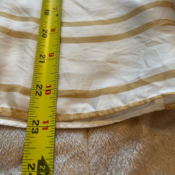 Anthropologie Guapa Kimono Gold Striped Blouse - Picture 10 of 11